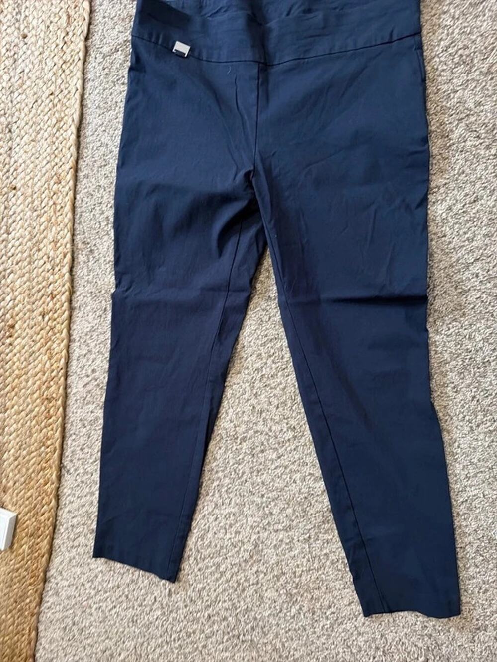 Alfani blue crop pants 16 petite EUC 3462